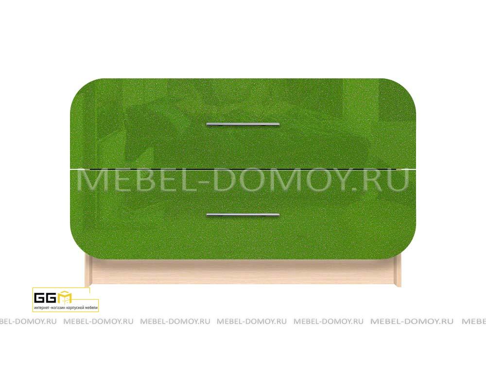 Комод Эллис Премиум 30 ярко-зеленый глянец металлик