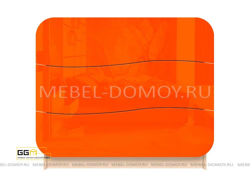 Комод Эллис Премиум 15 оранжевый глянец