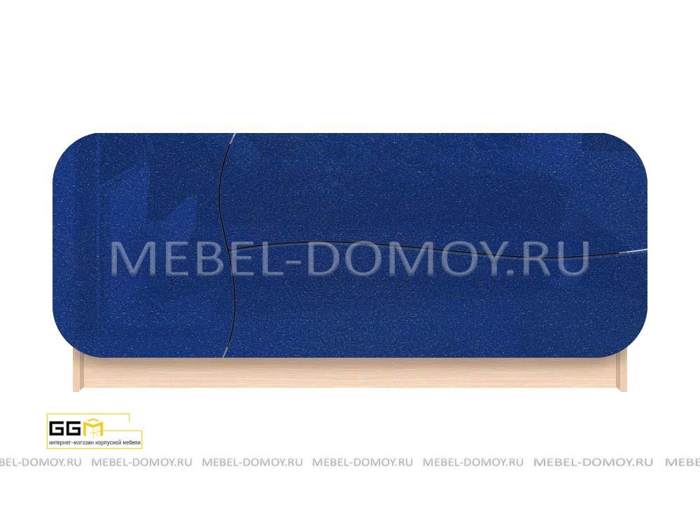 Комод Эллис Премиум 19 синий глянец металлик