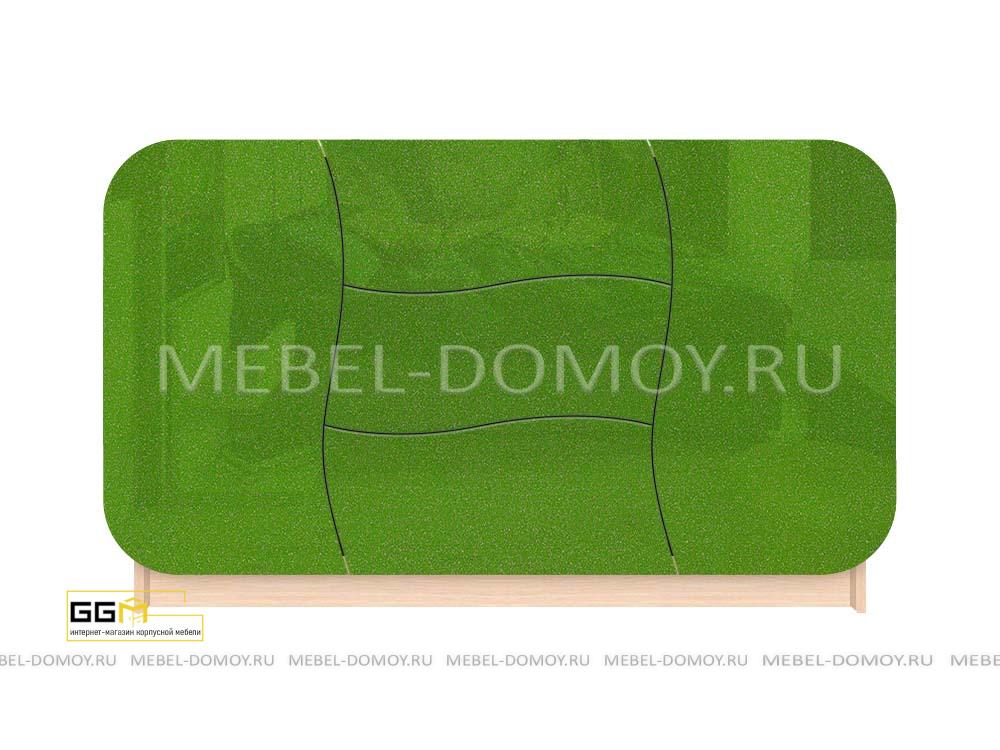 Комод Эллис Премиум 23 ярко-зеленый глянец металлик