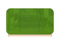 Комод Эллис Премиум 23 ярко-зеленый глянец металлик