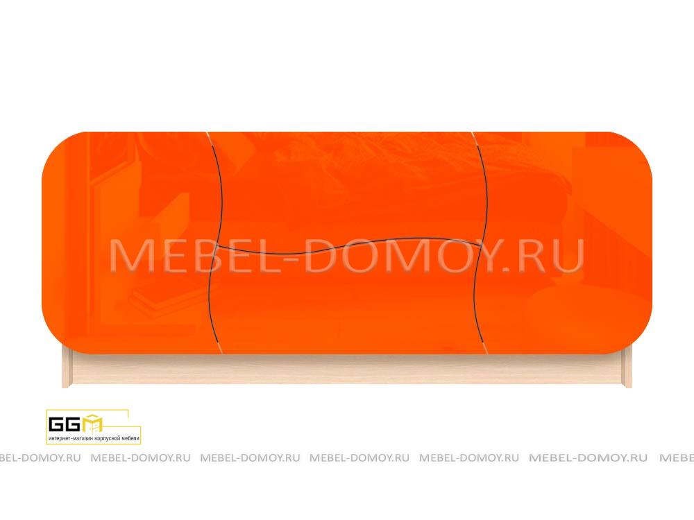 Комод Эллис Премиум 21 оранжевый глянец